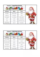Vorschau - Spiele - Game (describe, mime, draw): Christmas (Zweifach differenziert: A1 - B1 Level) - Seite 3