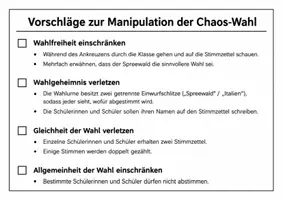 Vorschau - Stundenentwürfe - Wahlrechtsgrundsätze mit integrierter Stationsarbeit - Seite 2