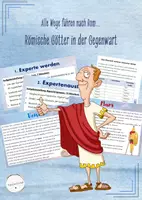 Vorschau - Arbeitsblätter - Römische Götter heute (Geschichte, Klasse 5/6) - Deckblatt