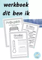 Voorbeeld - 🌈 Dit ben ik | Werkboek Zelfbeeld, Zelfvertrouwen & Persoonlijke Groei - Voorblad