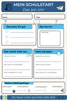 Vorschau - Arbeitsblätter - Steckbrief Schulstart Kennenlernen Klasse 2-6 Schuljahresbeginn - Seite 3