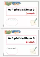 Vorschau - Arbeitsblätter - Wiederholungsheft | Auf geht`s in Klasse 3 - Deutsch - Seite 2