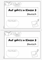 Vorschau - Arbeitsblätter - Wiederholungsheft | Auf geht`s in Klasse 3 - Deutsch - Seite 3