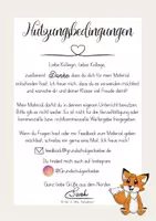 Vorschau - Arbeitsblätter - Classroom Management Transparenz Fuchsklasse Druckschrift - Seite 2