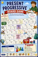 Vorschau - Spiele - Present Progressive Board Game - Deckblatt