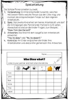 Vorschau - Stationenlernen - Who Likes What? Halloween | Englisch | Speaking & Partnerarbeit | Differenziertes Arbeitsblatt - Seite 1