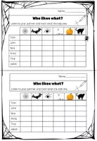 Vorschau - Stationenlernen - Who Likes What? Halloween | Englisch | Speaking & Partnerarbeit | Differenziertes Arbeitsblatt - Seite 2