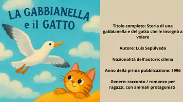 anteprima - Materiale interattivo - la gabbianella e il gatto - Pagina di copertina