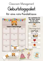 Vorschau - Arbeitsblätter - Classroom Management rundum Sorglospaket rote Pandaklasse - Seite 1