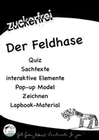 Vorschau - Stundenentwürfe - Feldhase interaktiv Lapbook - Deckblatt