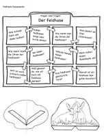 Vorschau - Stundenentwürfe - Feldhase interaktiv Lapbook - Seite 1