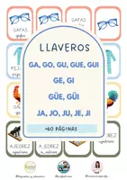 Vista previa - Refuerzo / NEE / Materiales de apoyo - LLAVEROS G-J - Portada