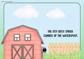 Προεπισκόπηση - Φύλλα εργασίας - Little Spider Nursery Rhyme Activities for ESL/EFL (Ages 3–6) - Σελίδα 3