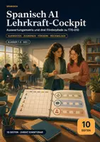 Vorschau - Arbeitsblätter - Spanisch A1 Auswertungsmatrix & Förderpfade – das Lehrkraft-Cockpit - Deckblatt