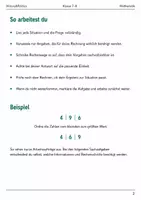 Vorschau - Arbeitsblätter - Mathematisch modellieren Basisscreening Klasse 7–8 - Seite 1