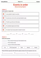 Vorschau - Arbeitsblätter - Narrative Writing Englisch Basisscreening Klasse 7–8 - Seite 2