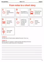 Vorschau - Arbeitsblätter - Narrative Writing Englisch Basisscreening Klasse 7–8 - Seite 3