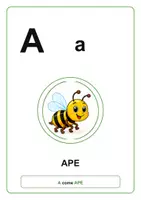 anteprima - Flashcard - Alfabeto completo, da banco e murale - Pagina 1