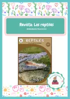 Vista previa - Fichas informativas / Documentos de lectura - Revista educativa 'Los reptiles' - Portada