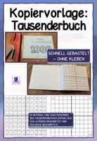 Vorschau - Unterrichtsreihen - Materialpaket: Tausenderbuch und Übungsheft - Orientierung im Zahlenraum 1.000 - Seite 1