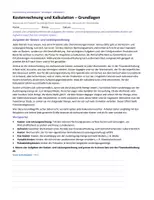 Vorschau - Unterrichtsreihen - Kostenrechnung und Kalkulation | Grundlagen der Kosten- und Leistungsrechnung | Berufsschule | Komplettes Unterrichtsmaterial# - Seite 2