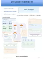 Vorschau - Arbeitsblätter - Zahlzerlegungen_bis_10_Arbeitsheft_ - Deckblatt