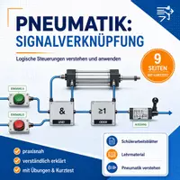 Vorschau - Arbeitsblätter - Pneumatik Signalverknüpfungen - Deckblatt