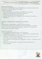 Vorschau - Arbeitsblätter - Theodor Fontane: John Maynard - Merkmale und Analyse einer Ballade- - Seite 1
