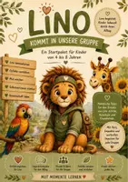 Vorschau - Bildkarten - 🦁 Lino kommt in unsere Gruppe – Gefühle, Mut & Selbstvertrauen | Kostenloses Startpaket ab 4 Jahren - Deckblatt