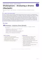 Vorschau - Unterrichtsreihen - Shakespeare – Macbeth analysieren | Drama Analysis Englisch | Sek II | Oberstufe - Seite 1
