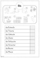 Vorschau - Arbeitsblätter - Bundle: Laute au, ei, tz, pf, ng, nk, ck ... | Lesespur - Seite 2