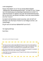 Vorschau - Arbeitsblätter - Klaro DaZ-& Förder Alhabetheft Buchstabenkombinationen ß - Seite 1