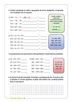 Vista previa - Hojas de trabajo - Cálculo mental 5º y 6º de Primaria – Las 4 operaciones básicas - página 2