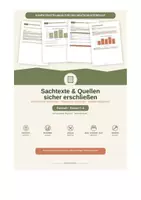 Vorschau - Unterrichtsreihen - Sachtexte & Quellen sicher erschließen | Deutsch Klasse 7–8 - Deckblatt