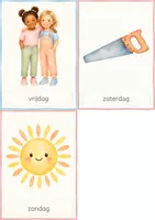 Voorbeeld - regenboogklas_dagen van de week en pijlen - Pagina 1