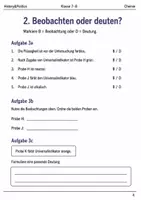 Vorschau - Arbeitsblätter - Säuren Basen Indikatoren Basisscreening Klasse 7–8 - Seite 3