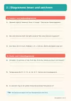 Vorschau - Arbeitsblätter - Daten und Zufall - sammeln, ordnen, lesen, zeichen, Kennwert, Zufall, Wahrscheinlichkeite - Seite 2