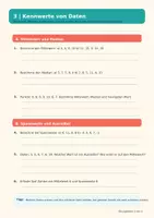 Vorschau - Arbeitsblätter - Daten und Zufall - sammeln, ordnen, lesen, zeichen, Kennwert, Zufall, Wahrscheinlichkeite - Seite 3