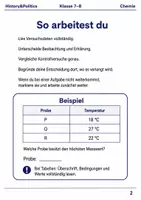 Vorschau - Arbeitsblätter - Verbrennung und Oxidation Basisscreening Klasse 7–8 - Seite 1