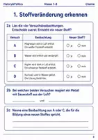 Vorschau - Arbeitsblätter - Verbrennung und Oxidation Basisscreening Klasse 7–8 - Seite 2