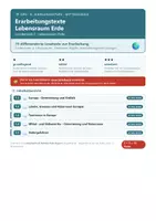 Vorschau - Arbeitsblätter - GPG 6 Mittelschule - Erarbeitungstexte Lebensraum Erde - Deckblatt