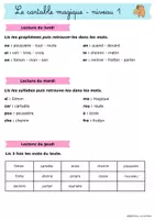 Aperçu - Feuilles d'exercices - Livret de lecture de la période 1 - CE1/CE2 - Page 1