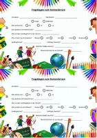 Vorschau - Arbeitsblätter - Fragebogen zum Kennenlernen - Vorbereitung Statistik - Deckblatt