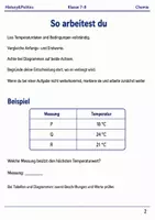 Vorschau - Arbeitsblätter - Energie bei Reaktionen Basisscreening Klasse 7–8 - Seite 1