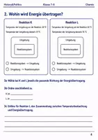 Vorschau - Arbeitsblätter - Energie bei Reaktionen Basisscreening Klasse 7–8 - Seite 3