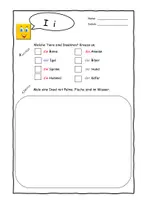 Vorschau - Unterrichtsreihen - Klaro - DAZ kleines Materialpäckchen zum Alphabet f, g, h, i, j - Seite 1