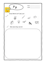 Vorschau - Arbeitsblätter - Klaro DaZ- & Homeschooling Einzelbuchstabenblatt Pp - Deckblatt