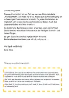 Vorschau - Unterrichtsreihen - Klaro DaZ- & Homeschooling Einzelbuchstabenbaltt Uu - Seite 1