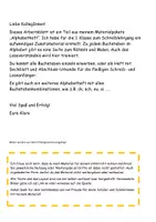Vorschau - Unterrichtsreihen - Klaro DaZ- & Homeschooling Einzelbuchstabenblatt Ww - Seite 1
