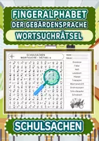 Vorschau - Arbeitsblätter - Fingeralphabet – Wortsuchrätsel, Arbeitsblätter und Übungen für Anfänger | Materialpaket mit verschiedenen Themen - Seite 1
